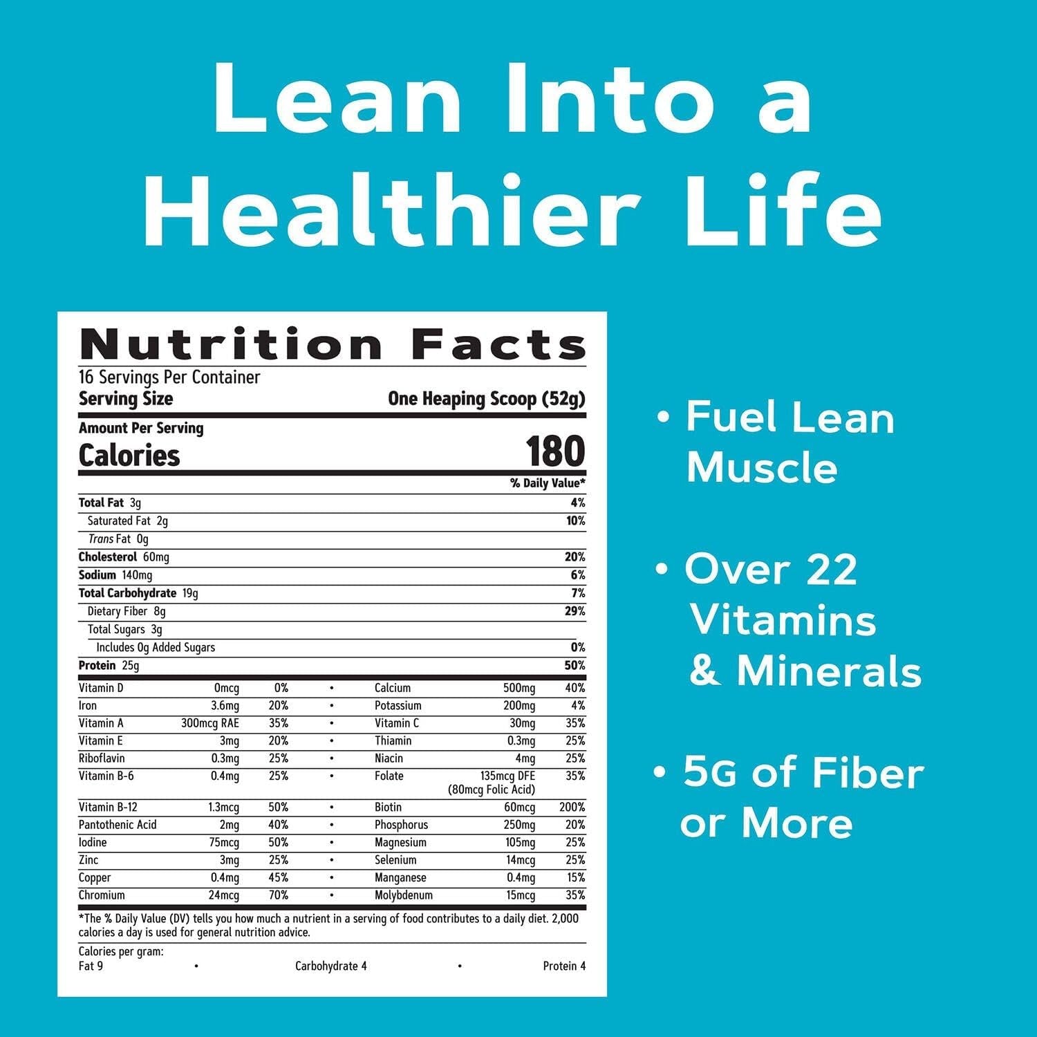 Total Lean shake Total Lean Lean Shake 25 - French Vanilla (16 Servings)